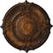 Ekena Millwork Attica Acanthus Leaf Ceiling Medallion (Fits Canopies up to 4 5/8"), 53 1/2"OD x 3 1/2"P, Rust CM53ATRUS - alternate 1
